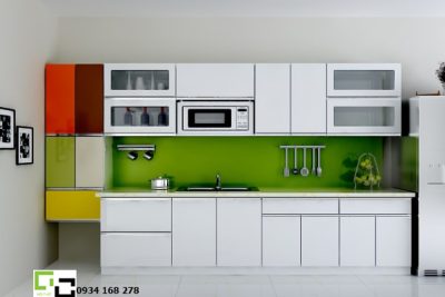Tủ bếp acrylic hiện đại 06