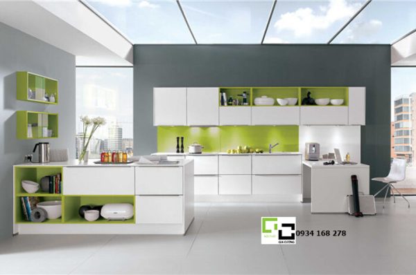 Tủ bếp acrylic hiện đại 11