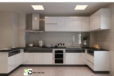 Tủ bếp acrylic hiện đại 55