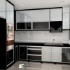 Tủ bếp acrylic hiện đại 60