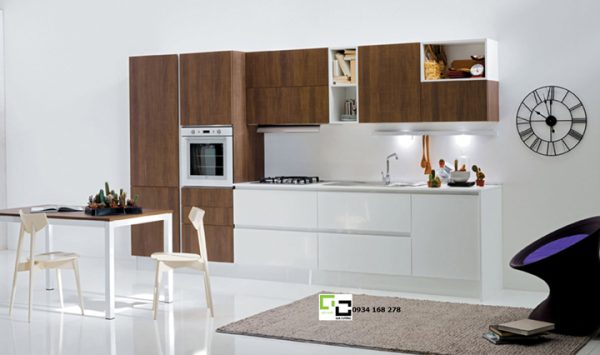 Tủ bếp laminate hiện đại 03