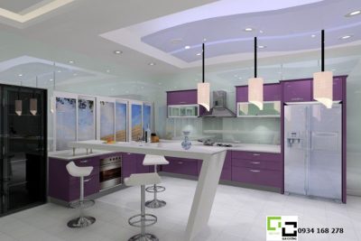 Tủ bếp acrylic hiện đại 25