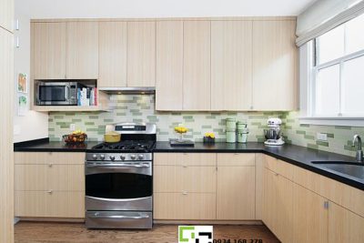 Tủ bếp laminate hiện đại 22