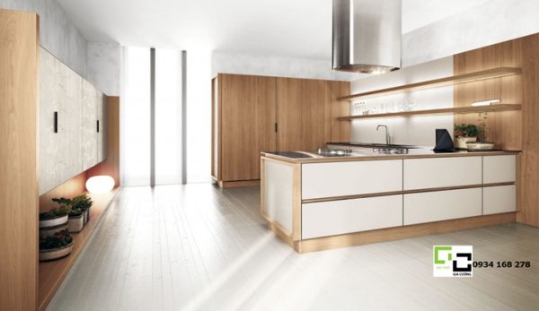 Tủ bếp laminate hiện đại 39