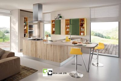 Tủ bếp laminate hiện đại 43