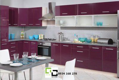 Tủ bếp laminate hiện đại 49