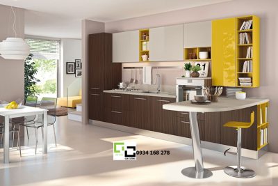 Tủ bếp laminate hiện đại 54