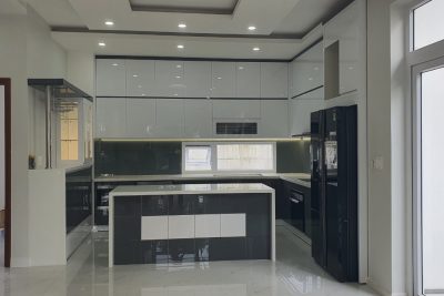 Hoàn thiện lắp đặt tủ bếp nhà anh hùng villa pacrk quận 9