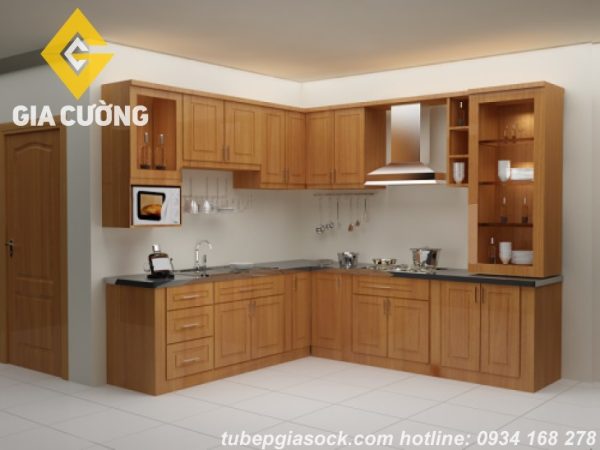 Tổng hợp mẫu bếp gỗ tự nhiên đẹp